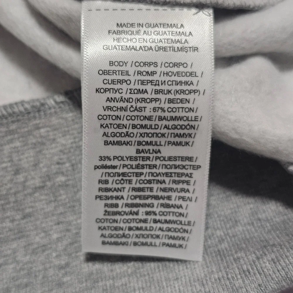 Polo Ralph Lauren Unisex Grey Crest Logo Crewneck Sweatshirt 2XB NWOT